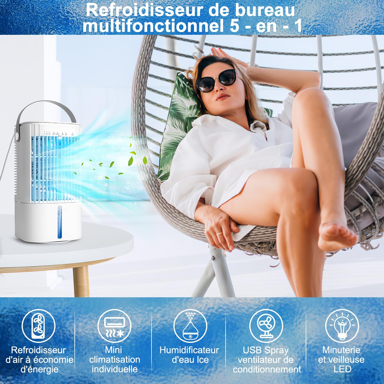 CLIMATISEUR MOBILE 5 en 1