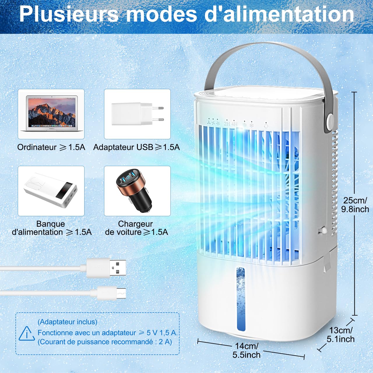 CLIMATISEUR MOBILE 5 en 1